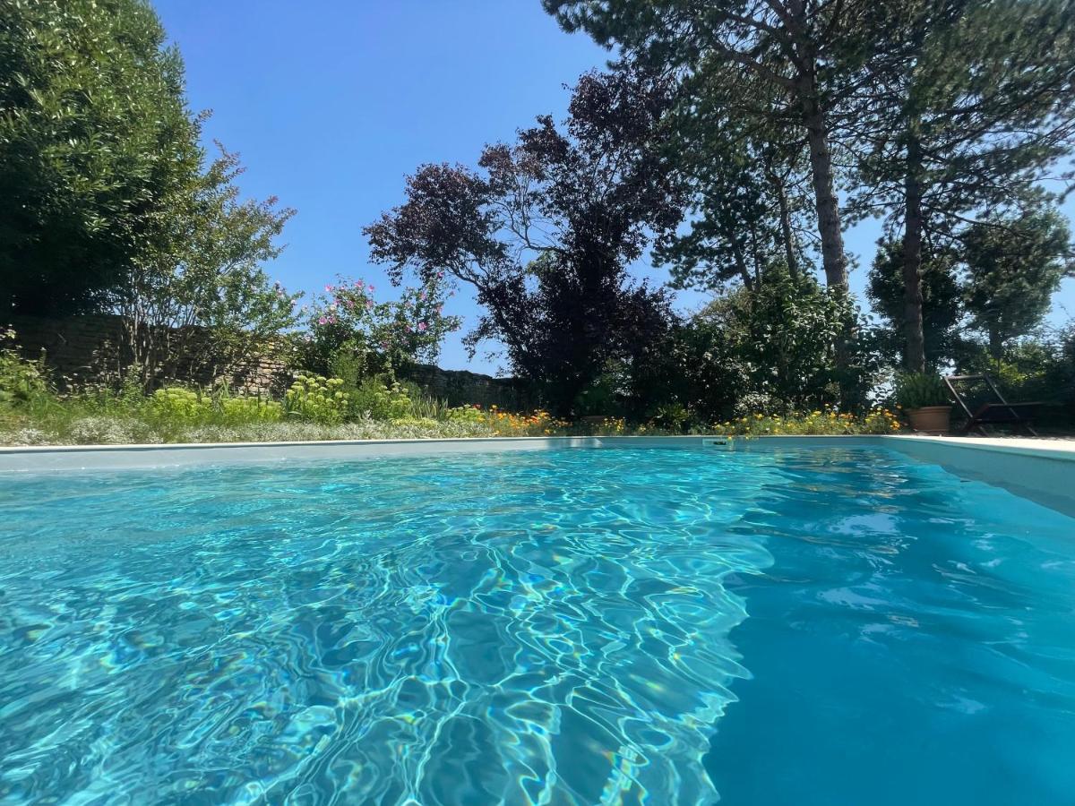 Fleurs De Vignes Piscine Montagny-lès-Beaune Exterior foto